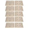 10pcs Tattoo Scalp Practice Skin Front Side Ink Free Rubber