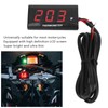 Motorcycle Digital Water Temperature Gauge Ultra Thin DC 12V LCD