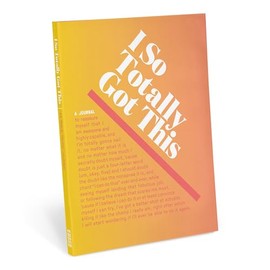 Knock Knock I So Totally Got This Inner-Truth Journal, Motivational Writing Journal, 7 x 9.5-inches (Ombre Edition)