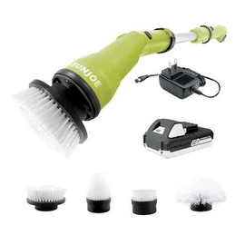Sun Joe Cordless Indoor/Outdoor Oscillating Scrubber 24V-PWSCRB-LTW