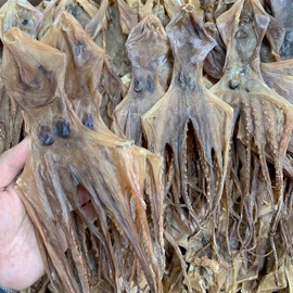 Dried Asian Cuisine Dried Seafood Dehydrated Octopus Devilfish konbu-jime kato 章魚干 八爪魚干 Free Worldwide AIRMAIL (250 grams (around 10 pieces))