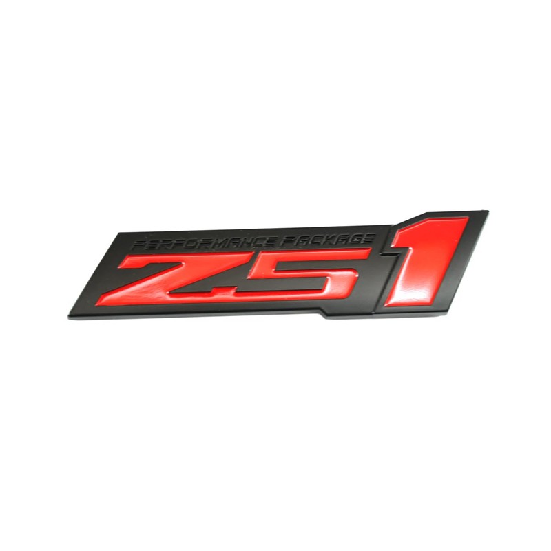 Tomilia 2pcs Z51 Performance Package Emblem Engine Hood 3D Badge