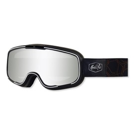 OLYSPM Motocross Goggles Motorcycle Goggles Retro with Double Foam Lining, Adjustable Rubber Band, Motorcycle Goggles with Waterproof, Windproof, Dustproof, Anti-Fog, UV Protection