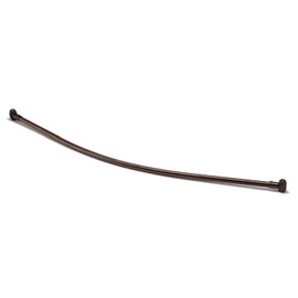 Barclay Products 7120-66-ORB Curved Shower Rod with Flanges, 66", Oil Rubbed Bronze