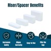 Sensor Riser Compatible with SimpliSafe - DIY Contact Sensor Spacer