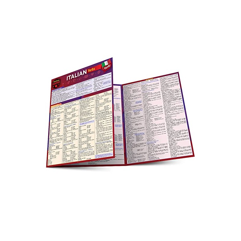 Italian Verbs: A Quickstudy Laminated Reference Guide