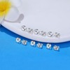 Earring Backs for Studs, Moconar 12PCS 925 Sterling Silver Earring