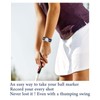 E TRUEE Golf Ball Marker with Golf Stroke Score Counter