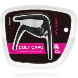 Henry's Colt Capo for Guitar, Quick Change Mechanism, Quick Clamping & Strong Spring, High-Quality Rubber & Modern Design, Capo for Guitar, Western Guitar, Acoustic Guitar, Electric Guitar