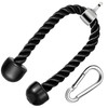 Retoo Nylon Triceps Rope Twisted Rope Pull Down Triceps Rope
