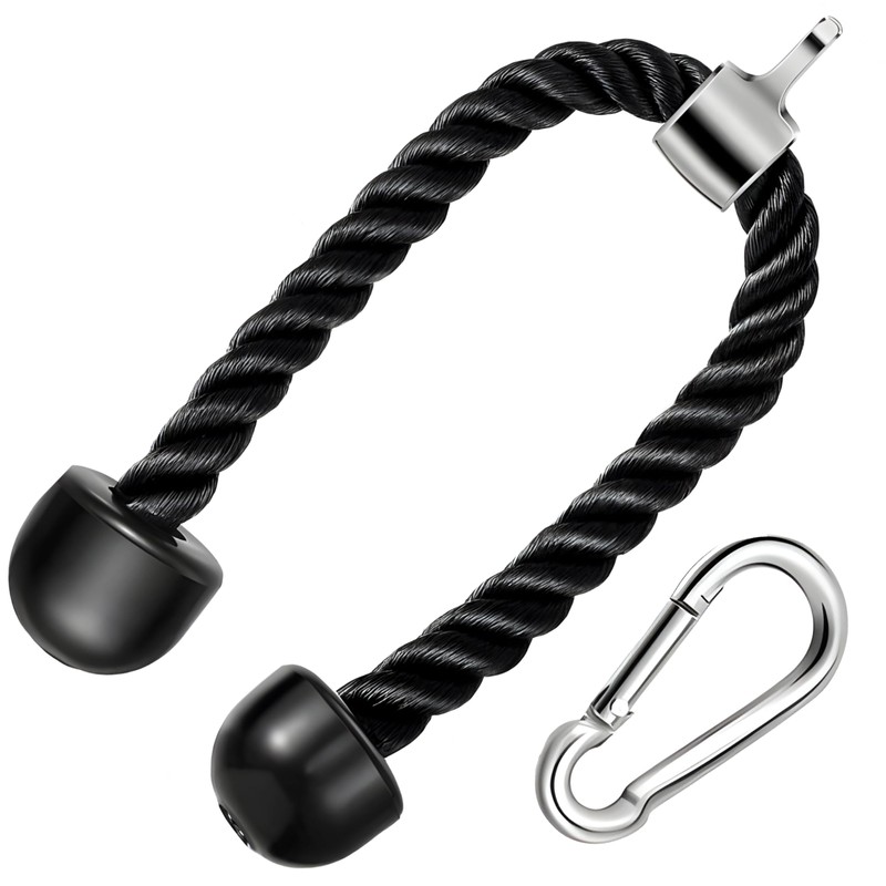 Retoo Nylon Triceps Rope Twisted Rope Pull Down Triceps Rope
