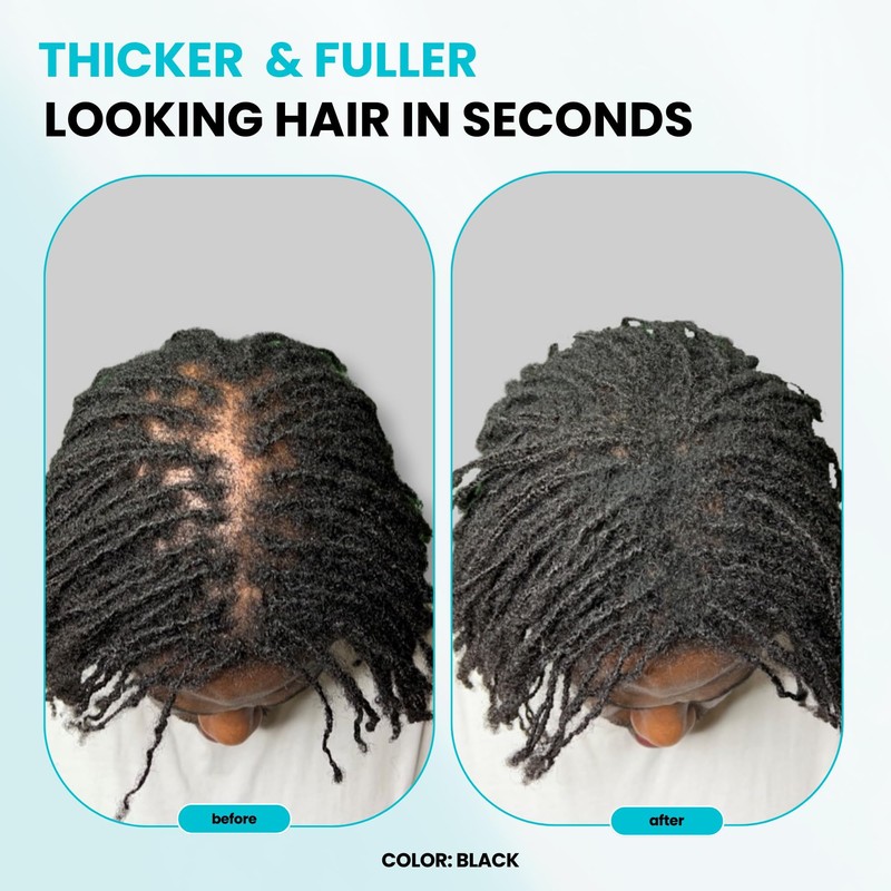 SureThik Hair Thickening Fibers (30g, Grey) - Lightweight Volume Maximizer