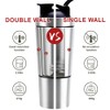 VALESKA Stainless Steel Protein Shaker Bottle, 27.0 Fl Oz, Insulated,