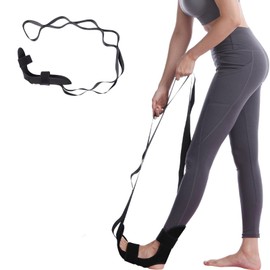 Calf Stretcher and Foot Stretcher for Plantar Fasciitis,LIHUUIZEYU Ideal for Physical Therapy and Achilles Tendonitis Relief, Perfect for Yoga, Dancers,Gymnastics, and Flexibility Training(Black)