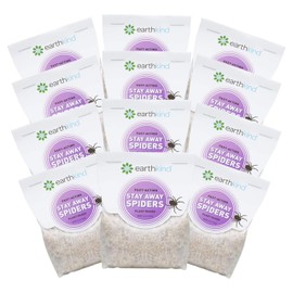 Stay Away Spiders Deterrent Pouches - Indoor Spider Deterrent for Attic, Crawl Space, Window Sill & More - with Plant-Based Ingredients & Essential Oils - 12-Pack