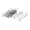 Aexit 0.6mmx9mmx35mm 304 Springs Stainless Steel Compression Springs Silver Compression