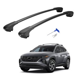 BougeRV Upgraded Roof Rack Cross Bars Compatible with Hyundai Tucson 2022-2025 SE SEL N Line Limited NX4 Luggage Rack Rail Crossbars Accessories with Lock for Cargo Carrier Kayak Ski Canoe Bike