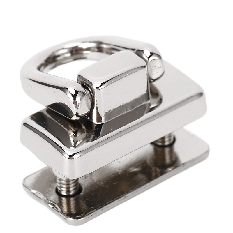 20Pcs D Ring Rivets 360 Rotatable Studs with Screw for