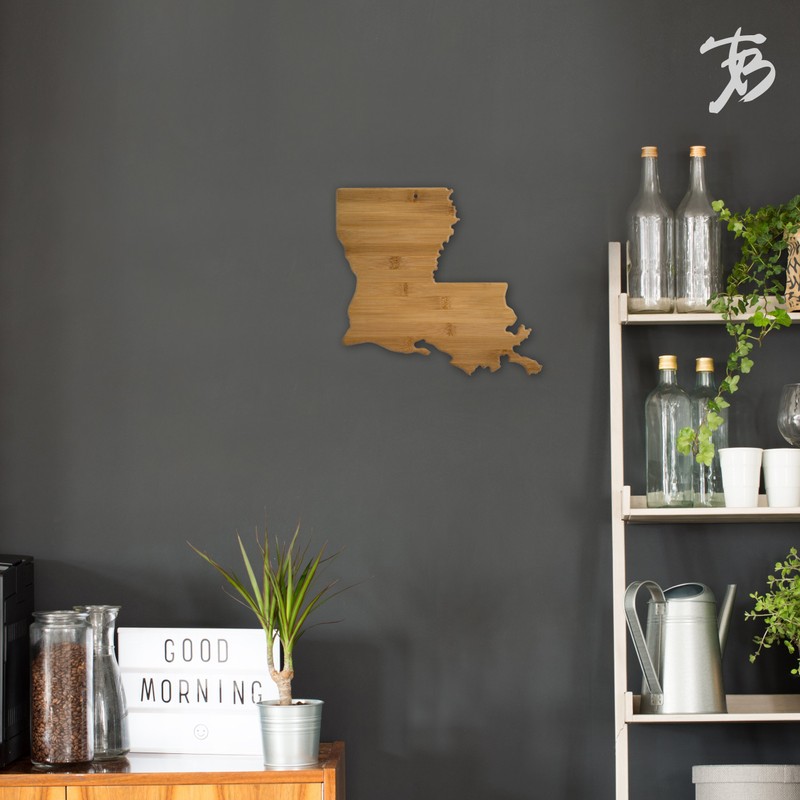 Totally Bamboo Cutting and Serving Board, Louisiana State