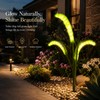 Solar Foxtail Garden Lights for Outdoor Decor – 3-Head LED