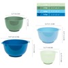 BoxedHome Classic Mixing Bowl Set, BPA Free Plastic, Microwave and
