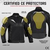 JAG Mesh Motorcycle Biker Jacket-CE Level 1 Armor Motorbike Jacket