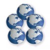 Quasimoon 16" World Paper Lantern (5-Pack)