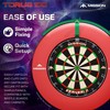 Mission Darts TOR100 Torus 100 Dartboard LED Foldable Portable Dartboard