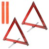 Winova Triangle Display Board for Cars, Set of 2, Foldable,