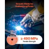 E71T-GS 0.03-inch Flux Core MIG Welding Wire Gasless 2 LBS
