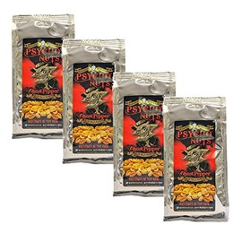 Psycho Nuts - Ghost Pepper Peanuts 4 Pack (4 x 80g Bags)