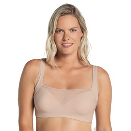 Leonisa Mesh Front Contouring Bras for Women Beige
