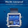 Lige Fashion Men Watch Electrical Quartz Digital Week 3ATM Waterproof