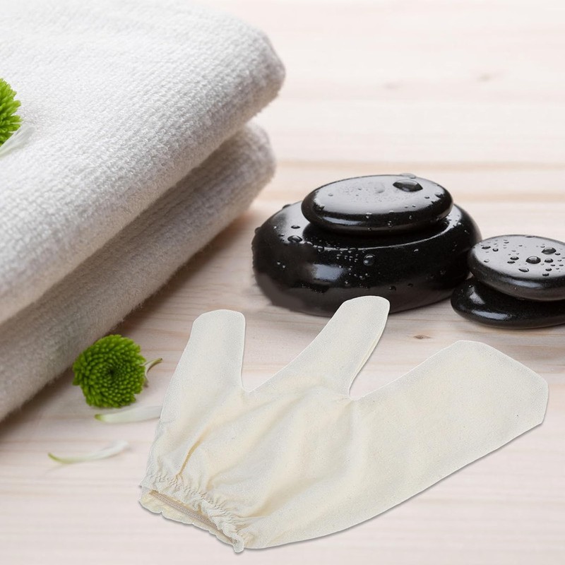 Guante Exfoliante Corporal de Seda Cruda Diseño Dos Dedos COLLBATH