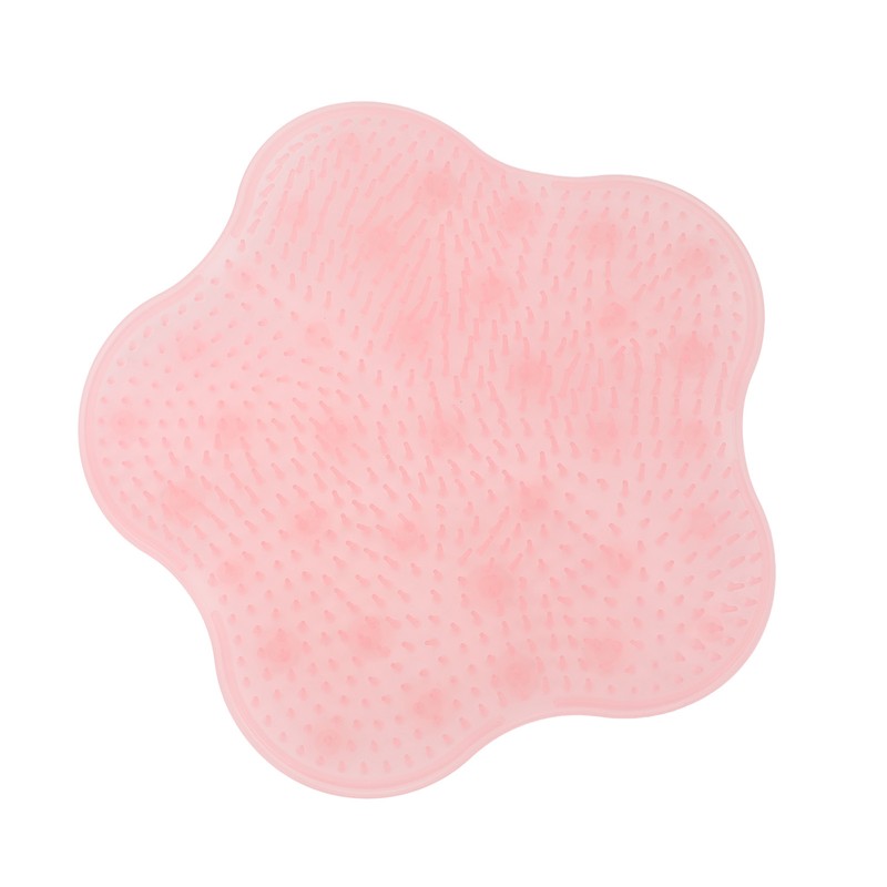 3PCS Shower Foot and Back Scrubber Silicone Wall Mounted Bath