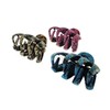 Zac's Alter Ego 6 Pieces 8.5cm Large Hair Octopus Clamps/Bulldog