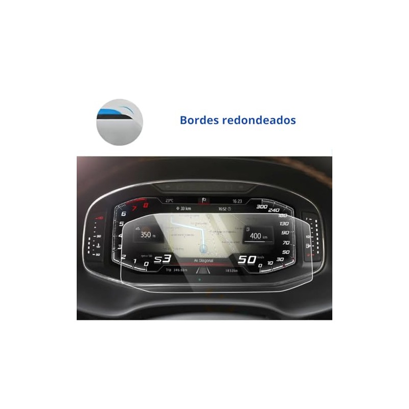 GV TECH Protector de Pantalla del Cuadro de Instrumentos Compatible