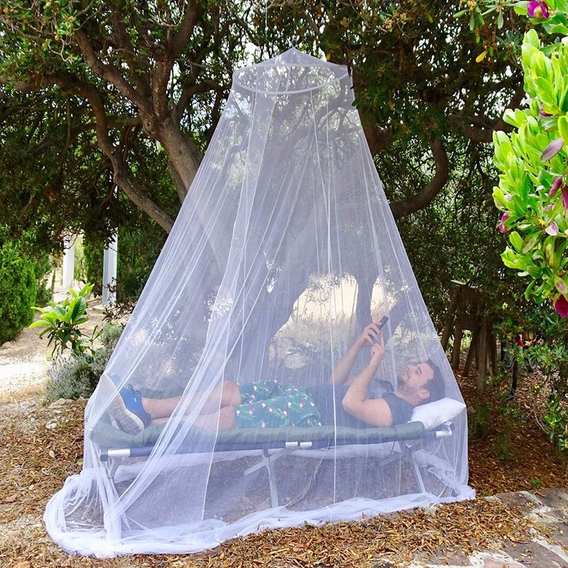 Sendowtek Mosquitero de Cama, Mosquitera para Niños de Cúpula Blanca,