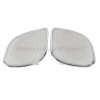 Unbranded Chrome Fairing Speaker Grilles Mesh Covers For Harley Road