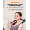 BlissfulDestiny Deep Tissue Massage Gun with Bend Handle, 12MM Percussion,