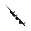 3in Wide 24in Long Metal Earth Auger Drill Bit, Steel