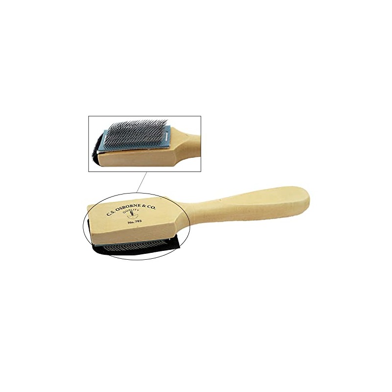 C.S. Osborne Leather Roughing Brush #792 Made in USA