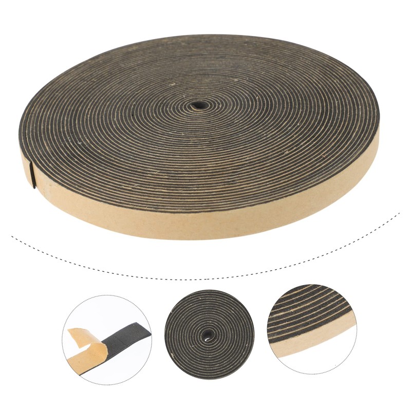 WOONEKY 12mm Thick Foam Tape Speaker Gasket Noise Insulation Foam