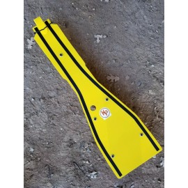 Kased Plates '04-'09 YAMAHA YFZ450 3MM YELLOW Lifetime Warranty Poly  Skid Plate