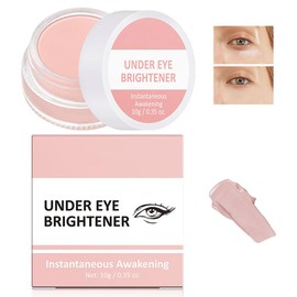 Under Eye Concealer Brightener & Correctors- Instant Anti Age Eraser Eye Concealer/Eye Colour Corrector Highlighter Primer for Dark Circles, Blemish Concealer, Korean Makeup (Light Rose)