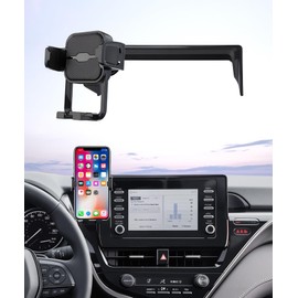 Masergogo Car Phone Holder for 2021-2024 Toyota Camry/Hybrid, 7-inch Screen Fixed Clip, Auto Accessories Navigation Bracket, Interior Decoration Mobile Phone Mount, 360° Rotation