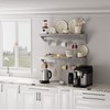 Garvee 12 in x24 in Stainless Steel Shelf, Multifunctional Metal