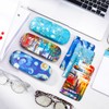 BOUMUSOE 3 Pack Hard Eyeglass Case, Protective Hard Shell Glasses