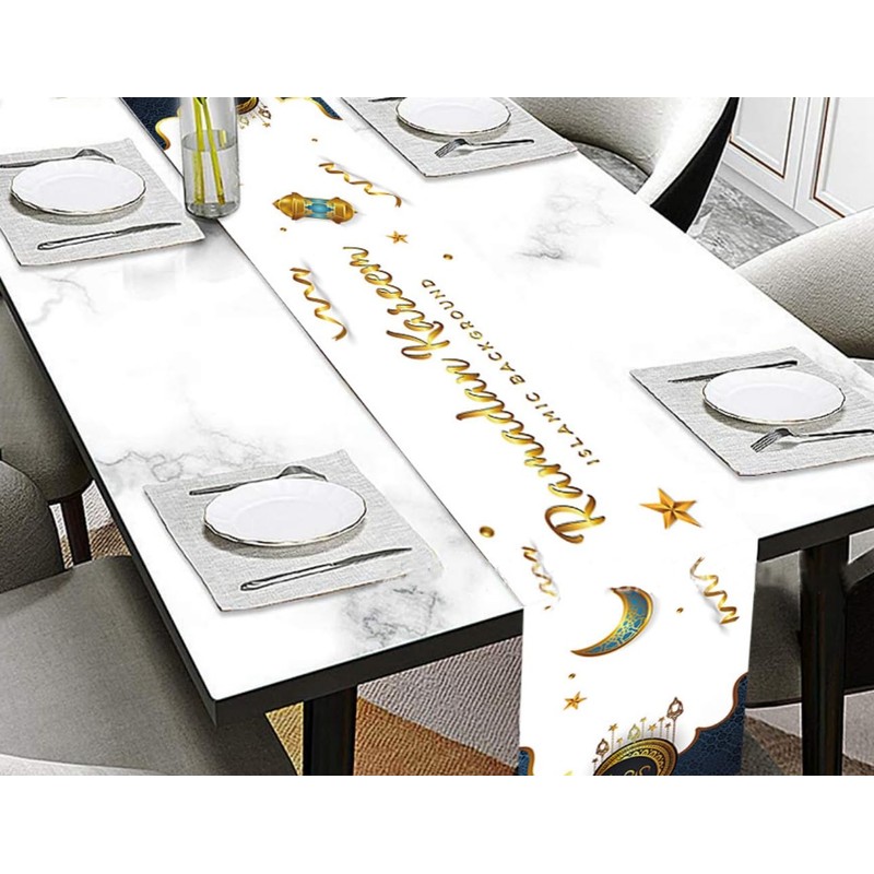 Eid Mubarak Tablecloth, Eid Mubarak Ramadan Tablecloth, for Muslim Islamic