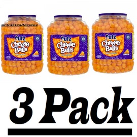 Utz 3 Pack - Utz Cheeseball Barrel, 28 oz. ✔✔🚛